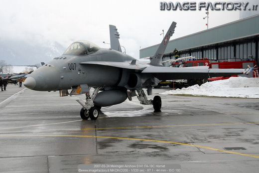 2007-03-24 Meiringen Airshow 0141 FA-18C Hornet